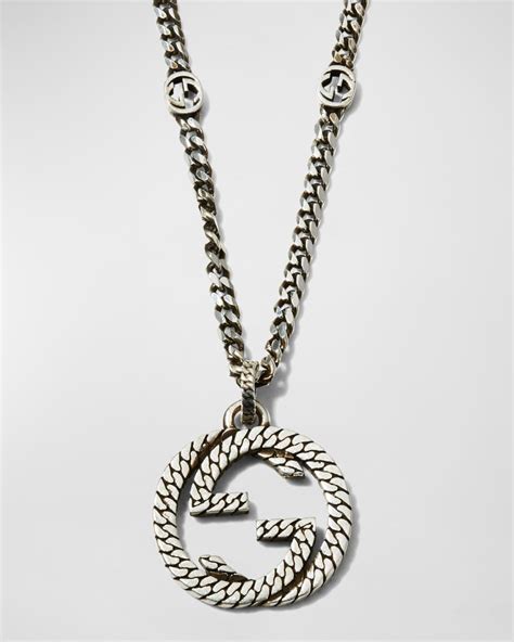 men's silver chains gucci.